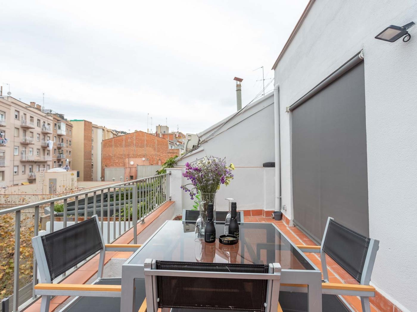 My Space Barcelona Bright just renovated attic apartment with private terraces - My Space Barcelona Apartments